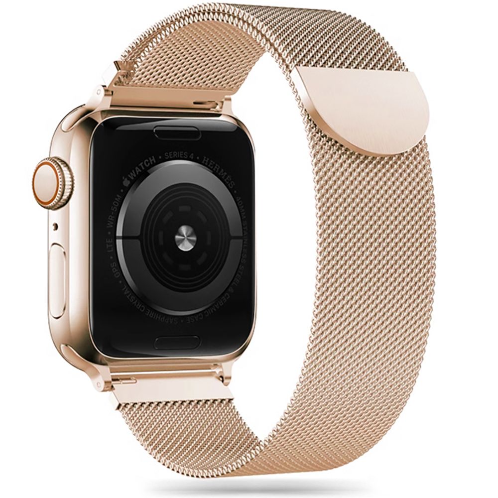 Tech-Protect MilaneseBand Ranneke Apple Watch 4/5/6/7/8/9/SE/Ultra 1/2 42/44/45/49mm Kultainen