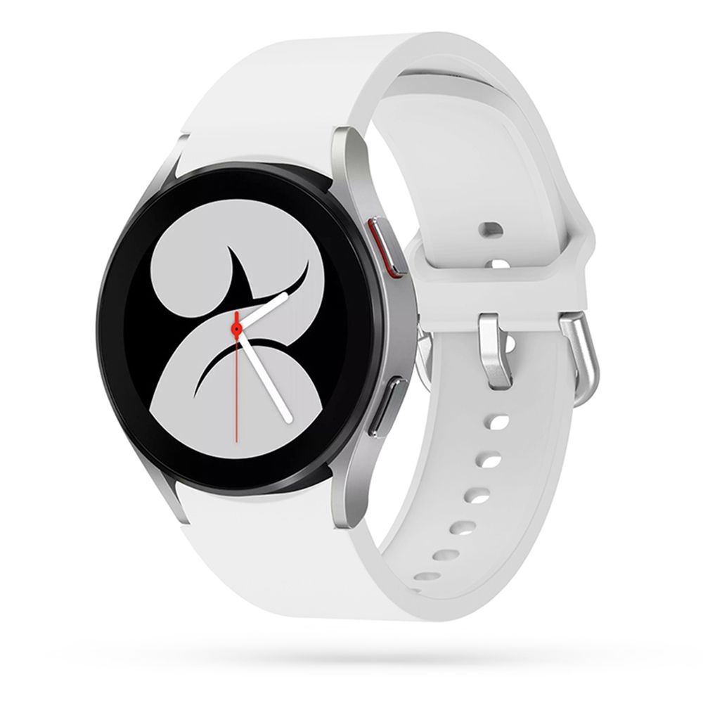 Tech-Protect Iconband -ranneke Samsung Galaxy Watch 4 / 5 / 5 Pro / 6 / 7 / FE valkoinen