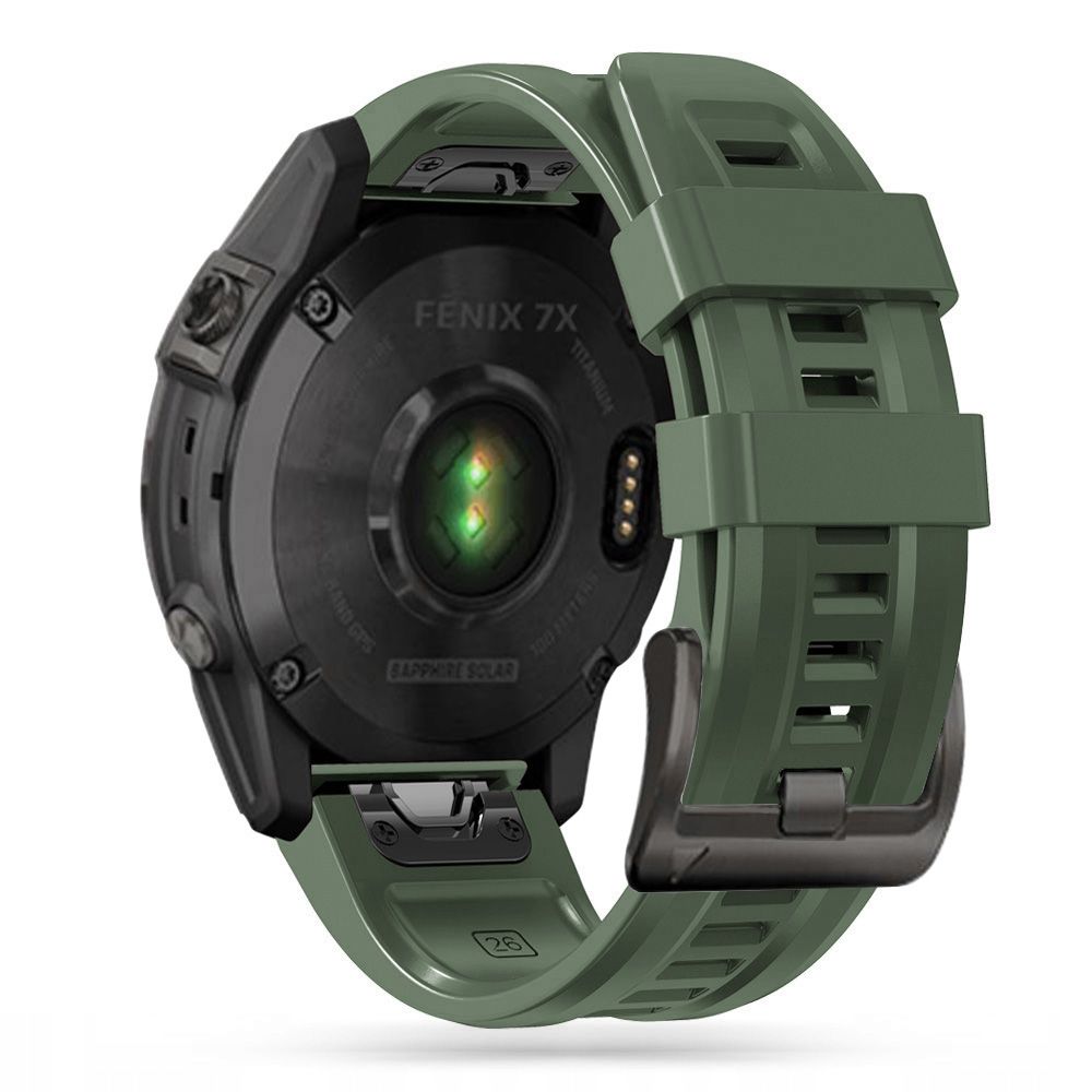 Tech-Protect Iconband ranneke Garmin Fenix 3/5X/3HR/5X Plus/6X/6X Pro/7X armeijanvihreä