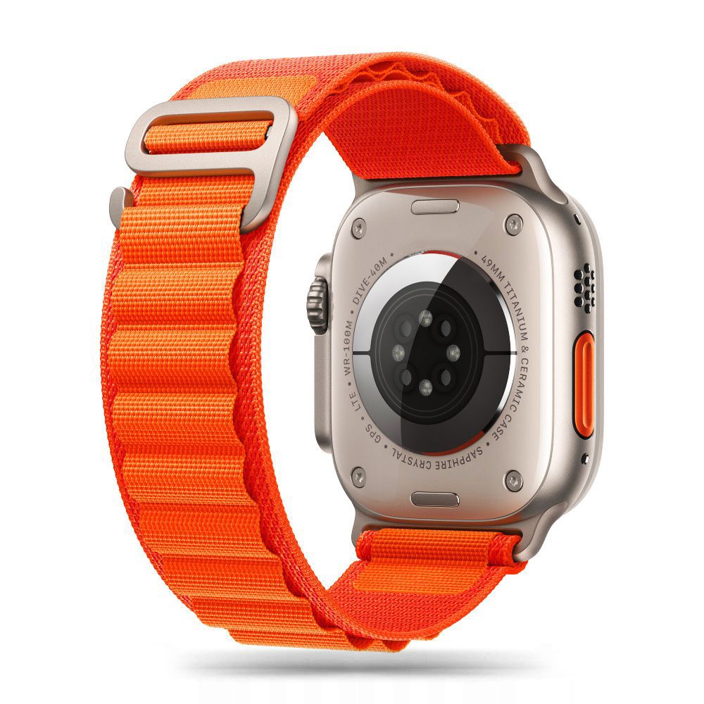 Tech-Protect Nylon Pro Apple Watch 4/5/6/7/8/9/SE/Ultra 1/2 (42/44/45/49 mm) oranssi