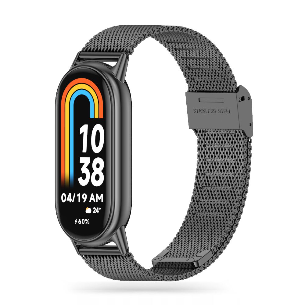 Tech-Protect Milaneseband Xiaomi Smart Band 8/9/NFC musta