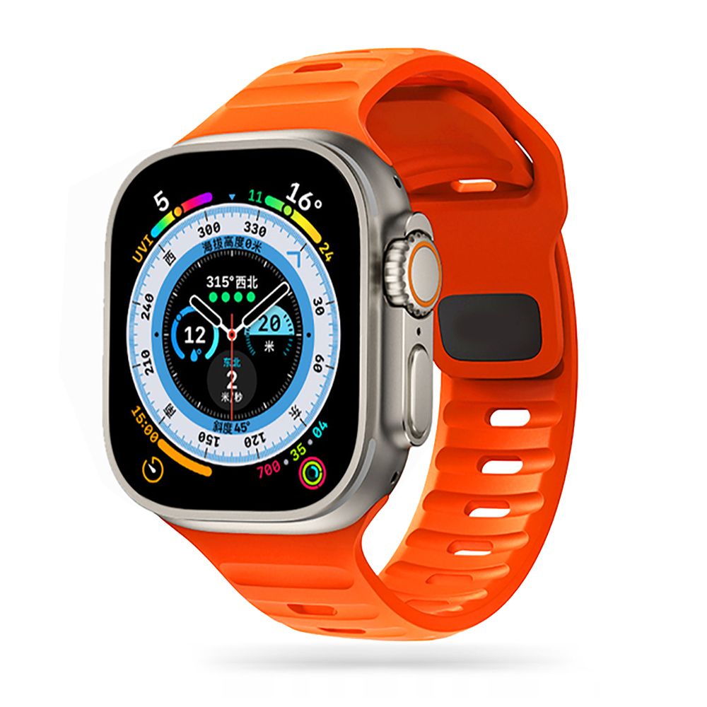 Tech-Protect Iconband Line Apple Watch 4/5/6/7/8/9/SE/Ultra 1/2 (42/44/45/49mm) oranssi