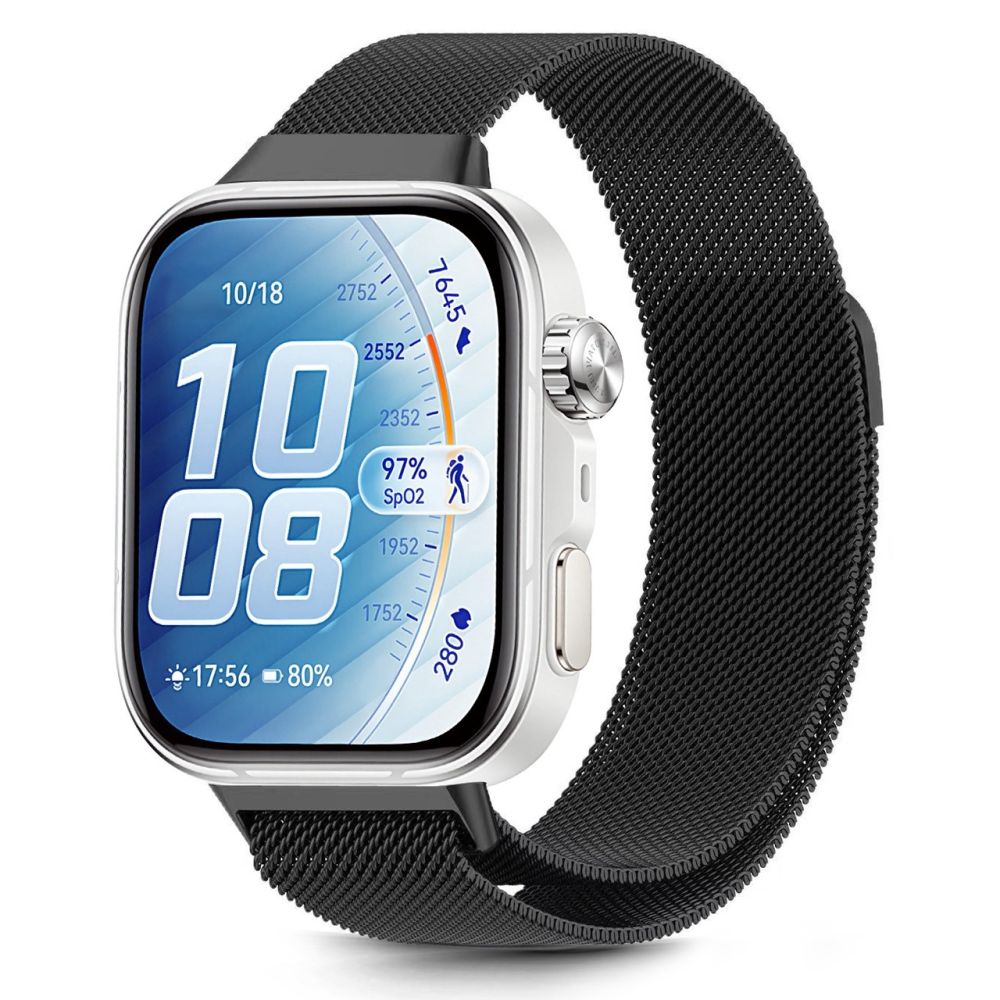 Tech-Protect Milaneseband Huawei Watch Fit 3 Musta