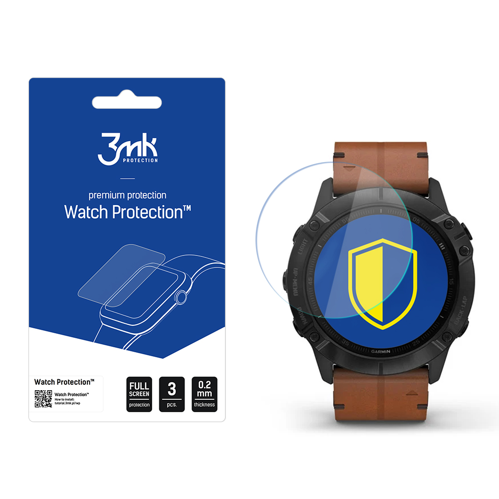 3mk Watch Protection v. FlexibleGlass hybridilasi Garmin Fenix 6X