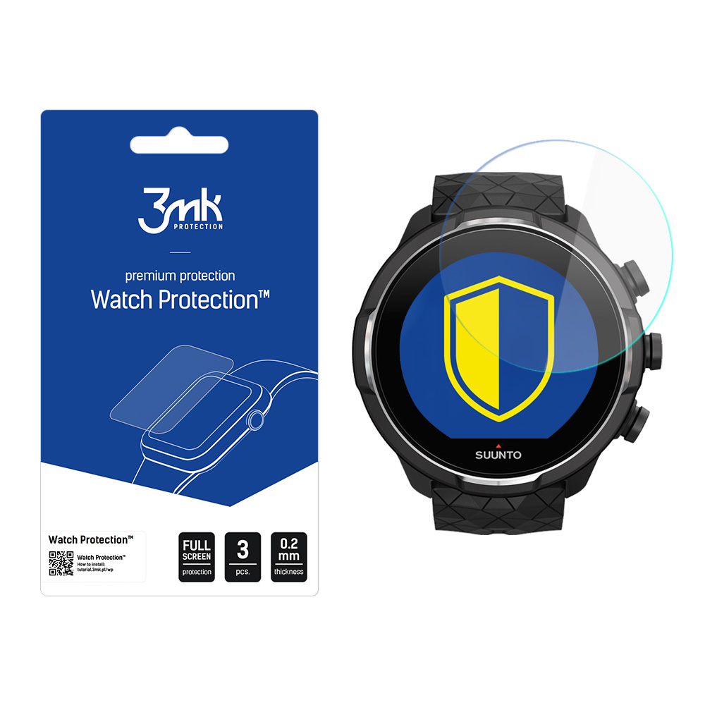 3mk Watch Protection v. FlexibleGlass hybridilasi Suunto 9 Baro Titanium