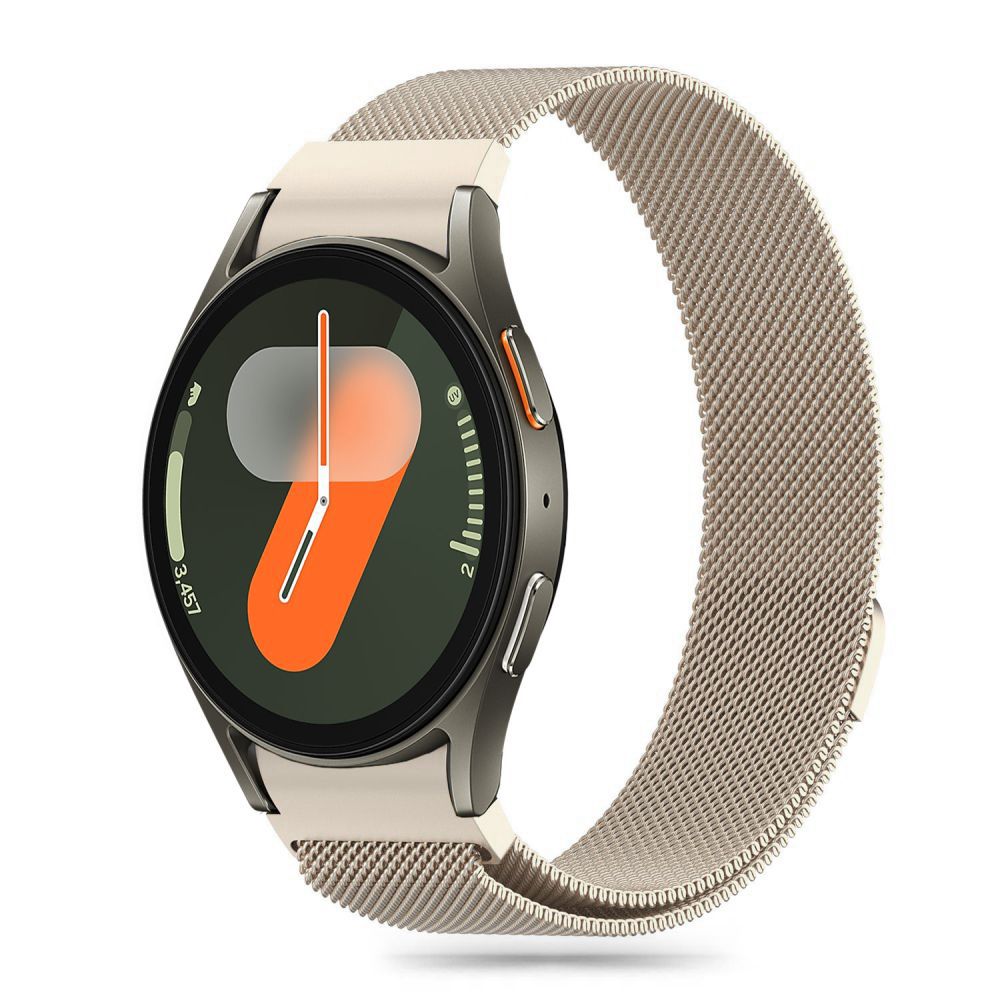 Tech-Protect MilaneseBand Hihna Samsung Galaxy Watch 4/5/5 Pro/6/7/FE Starlight