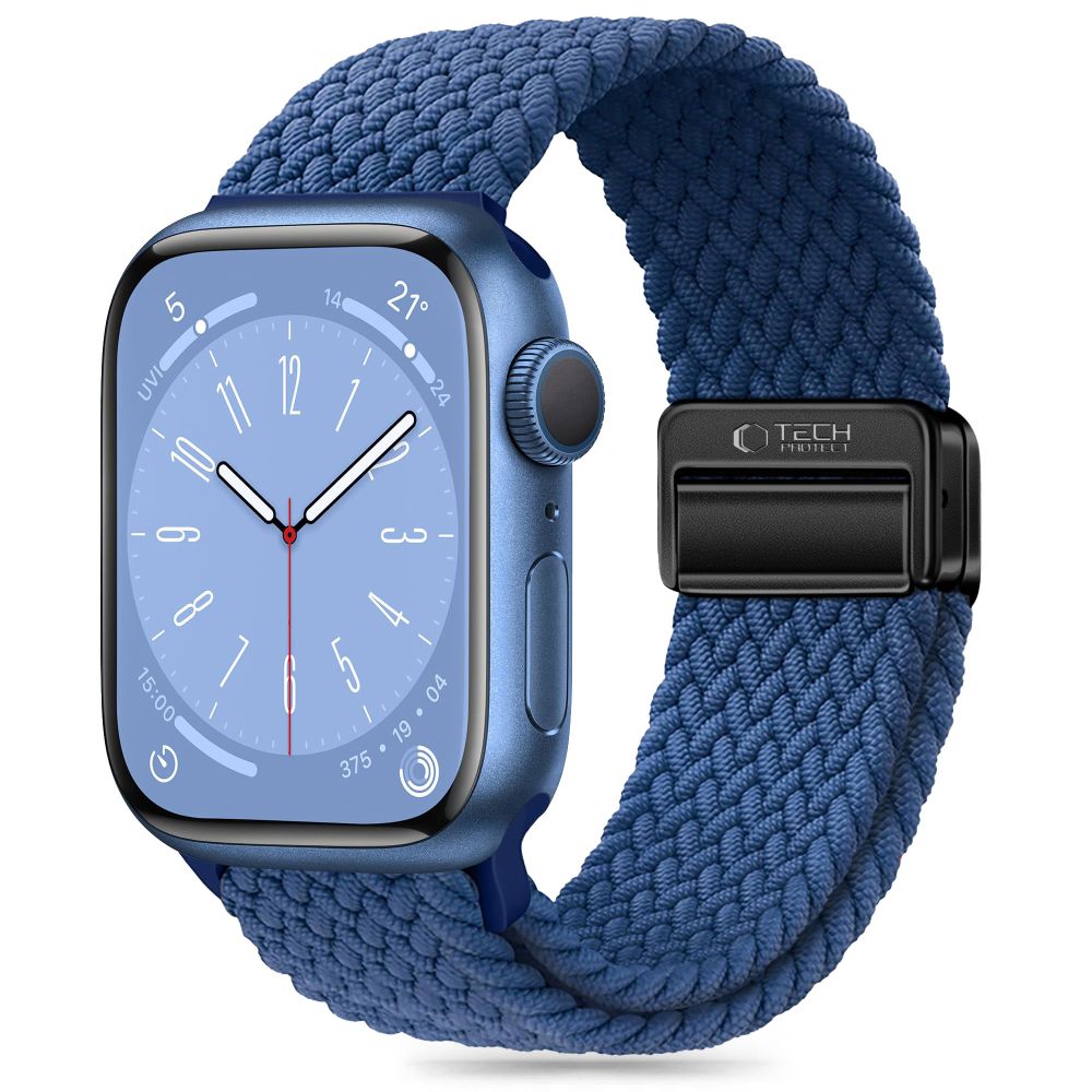 Tech-Protect NylonMag Hihna Apple Watch 4/5/6/7/8/9/SE/Ultra 1/2 (42/44/45/49 mm) Montego Blue