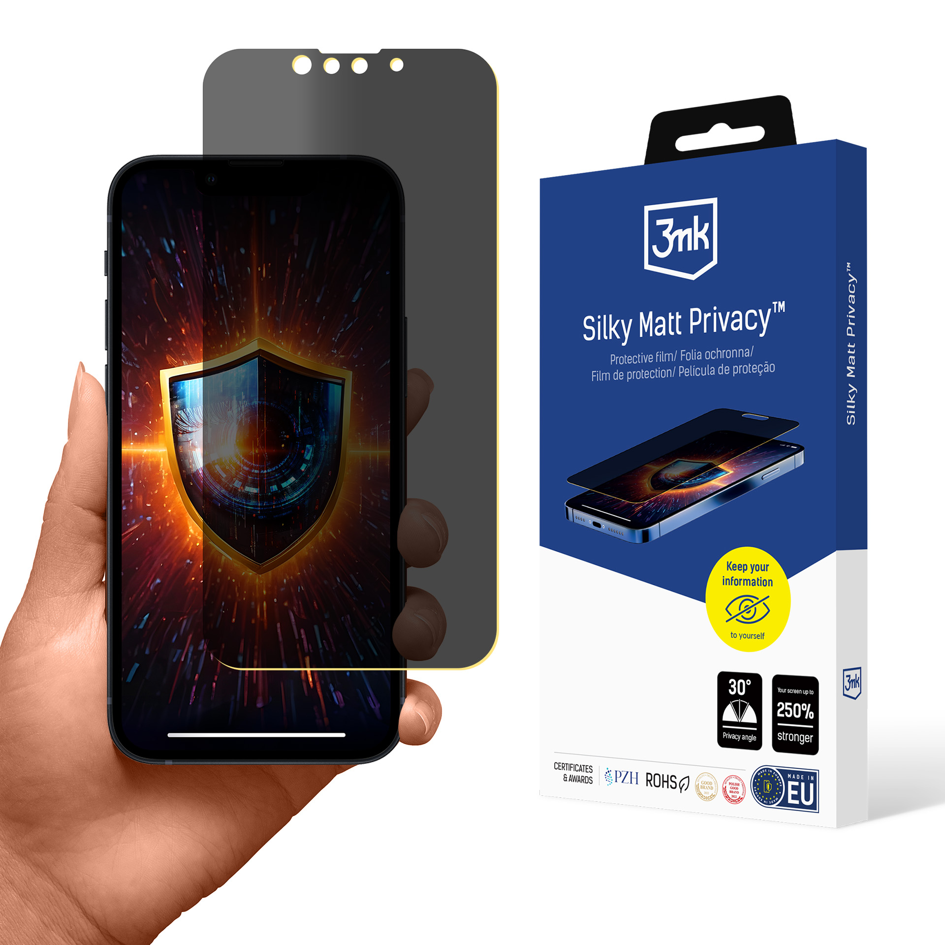 3mk Silky Matt Privacy yksityisyyssuojakalvo Apple iPhone 13 Mini