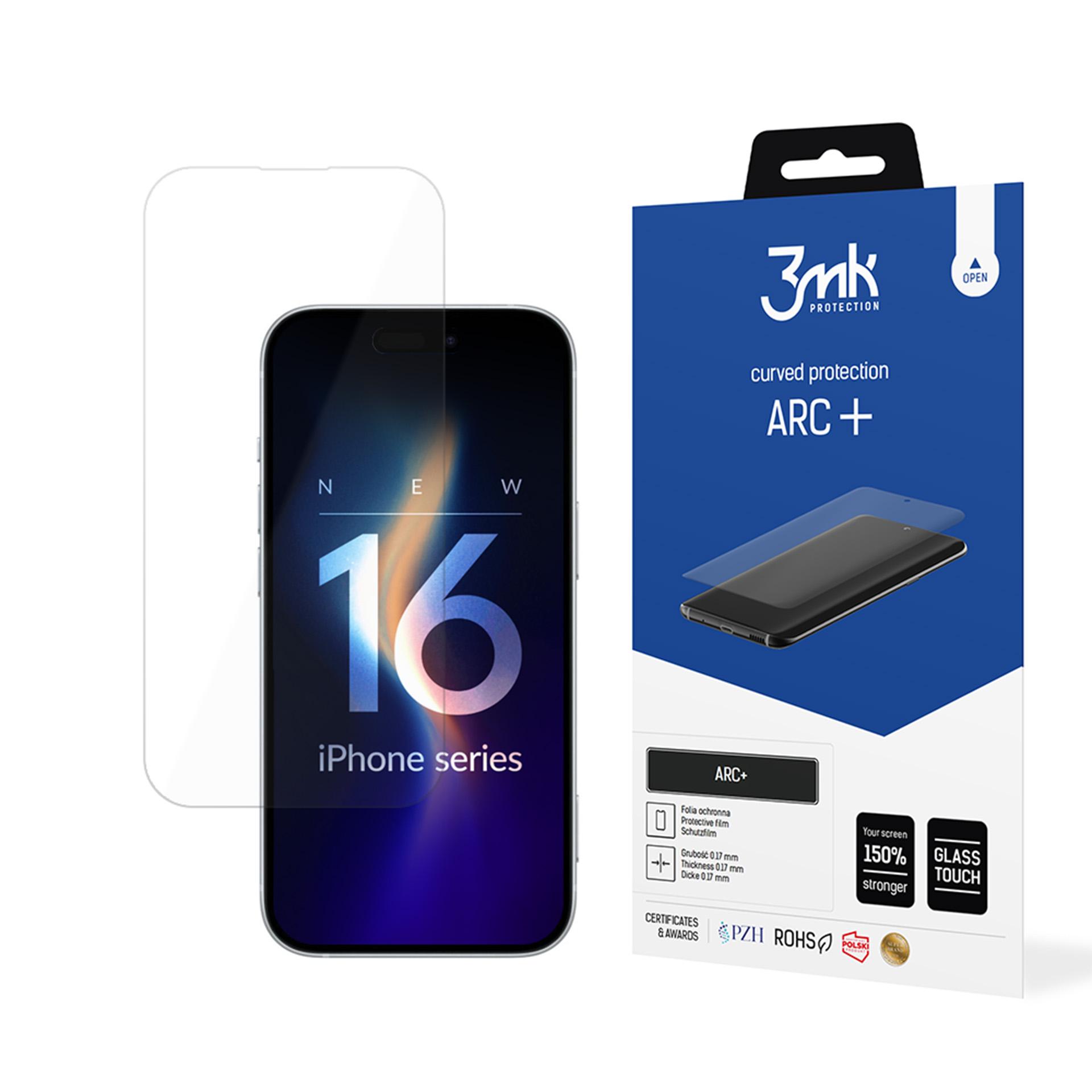 3mk ARC+ näytönsuojakalvo iPhone 16 Pro Max -laitteelle