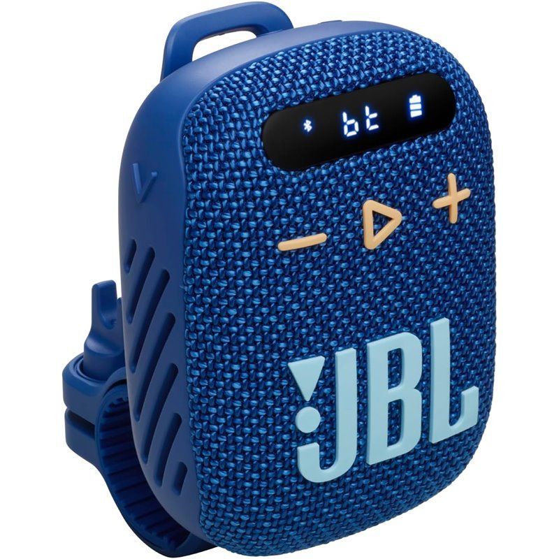 Langaton kaiutin JBL Wind 3 ohjaustangon pidikkeellä sininen