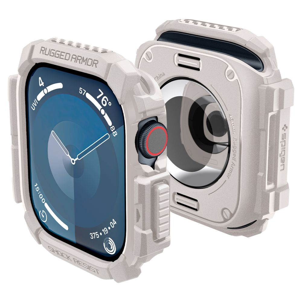 Spigen Rugged Armor Apple Watch 10 (46mm) Dune Beige