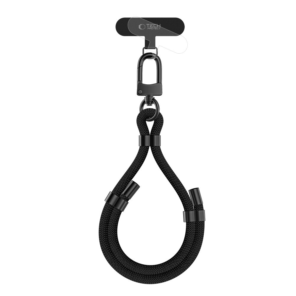 TECH-PROTECT C4S ROPE WRIST STRAP musta/musta
