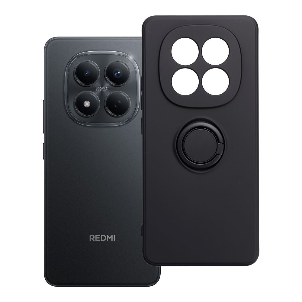 Suojakuori Xiaomi Redmi Note 15 5G:lle Silicone Ring musta