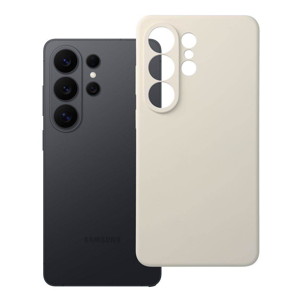 Suojakuori Samsung S26 ULTRA Forcell F-Protect Rubber Premium yhteensopiva MagSafen kanssa antiikkivalkoinen
