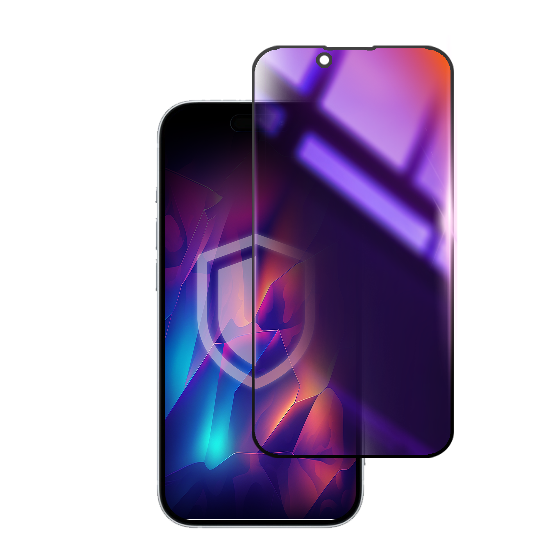3mk Rainbow Privacy Karkaistu lasi Apple iPhone 16e:lle