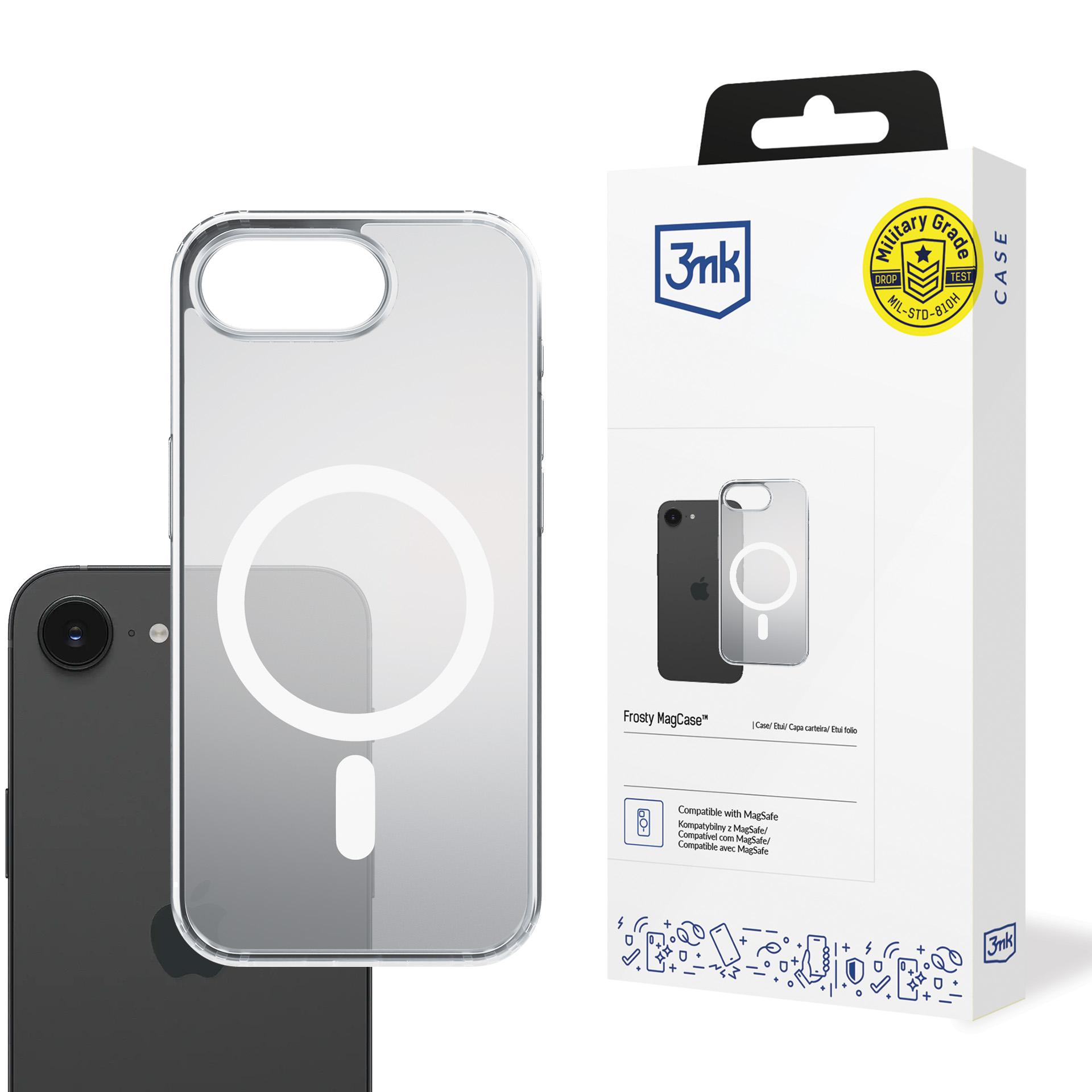 3mk Frosty MagCase Apple iPhone 16E:lle - valkoinen