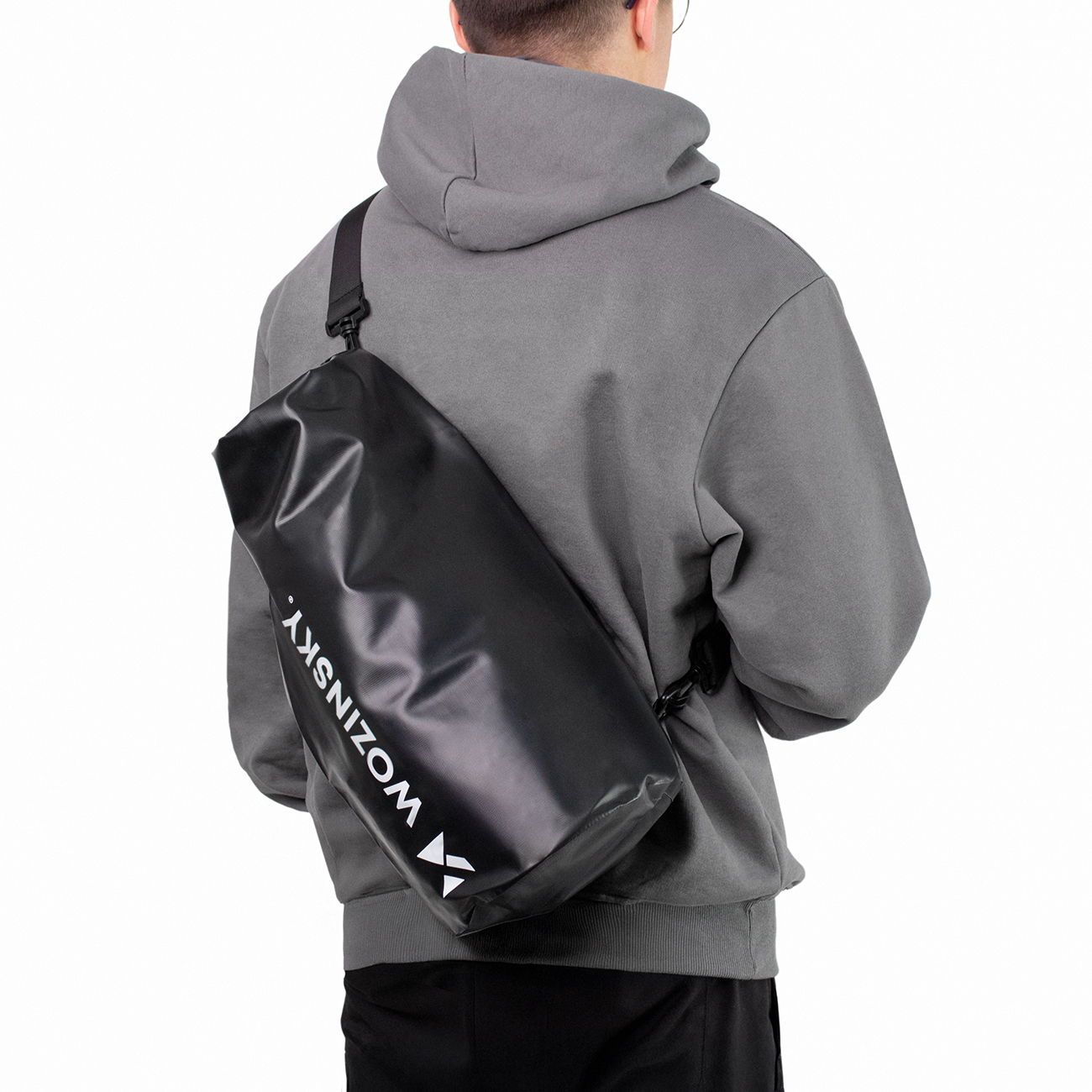 Wozinsky WWK-20 vedenpitävä laukku SUP-kajakille 20 l - musta