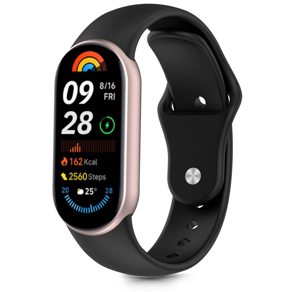 Tech-Protect Iconband Pure Xiaomi Smart Band 8/9/10/NFC musta
