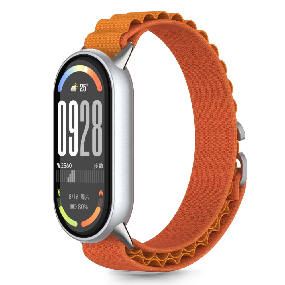 Tech-Protect Nylon Pro Xiaomi Smart Band 8/9/10/NFC oranssi