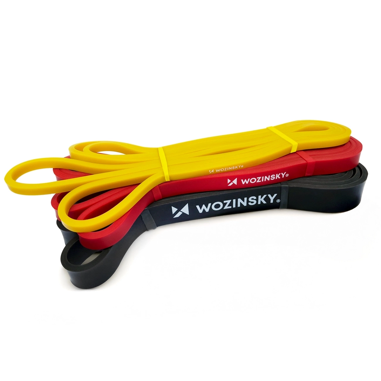 Wozinsky WGO-3 lateksiset vastuskuminauhat - 3 kpl
