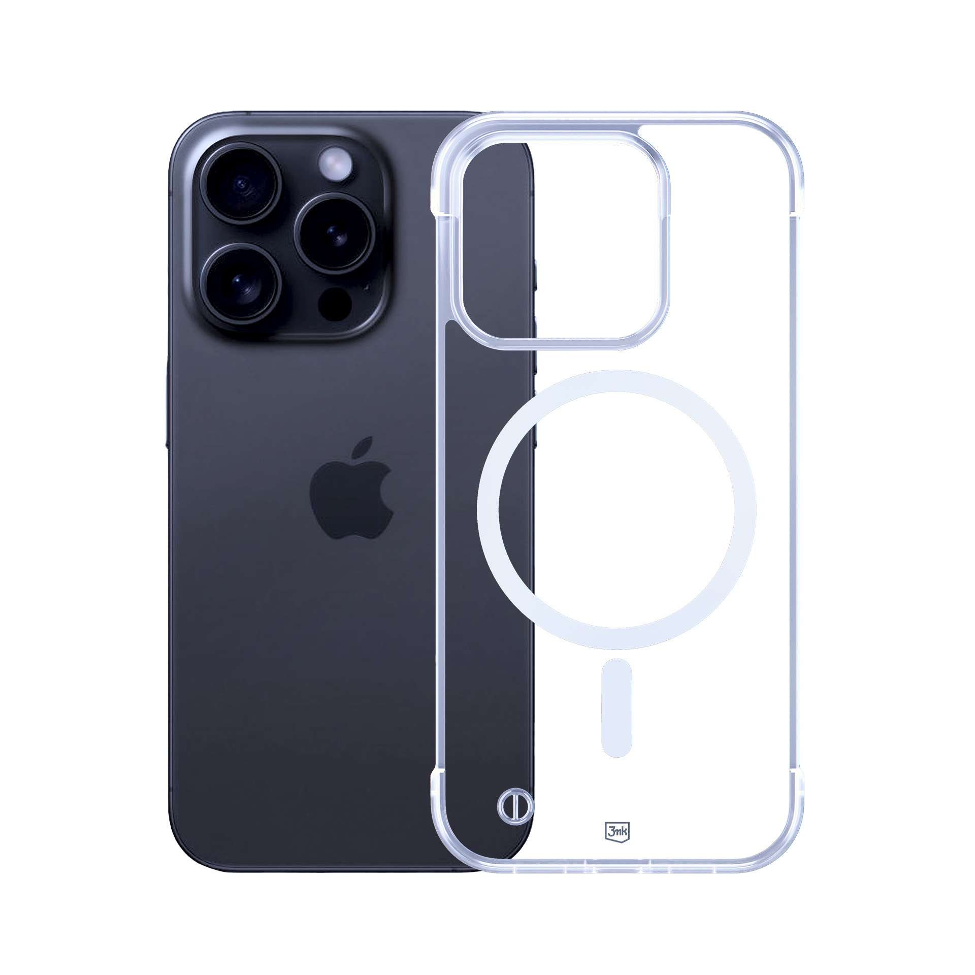 3mk Just20g MagCase Suojakuori iPhone 14 Pro:lle - läpinäkyvä