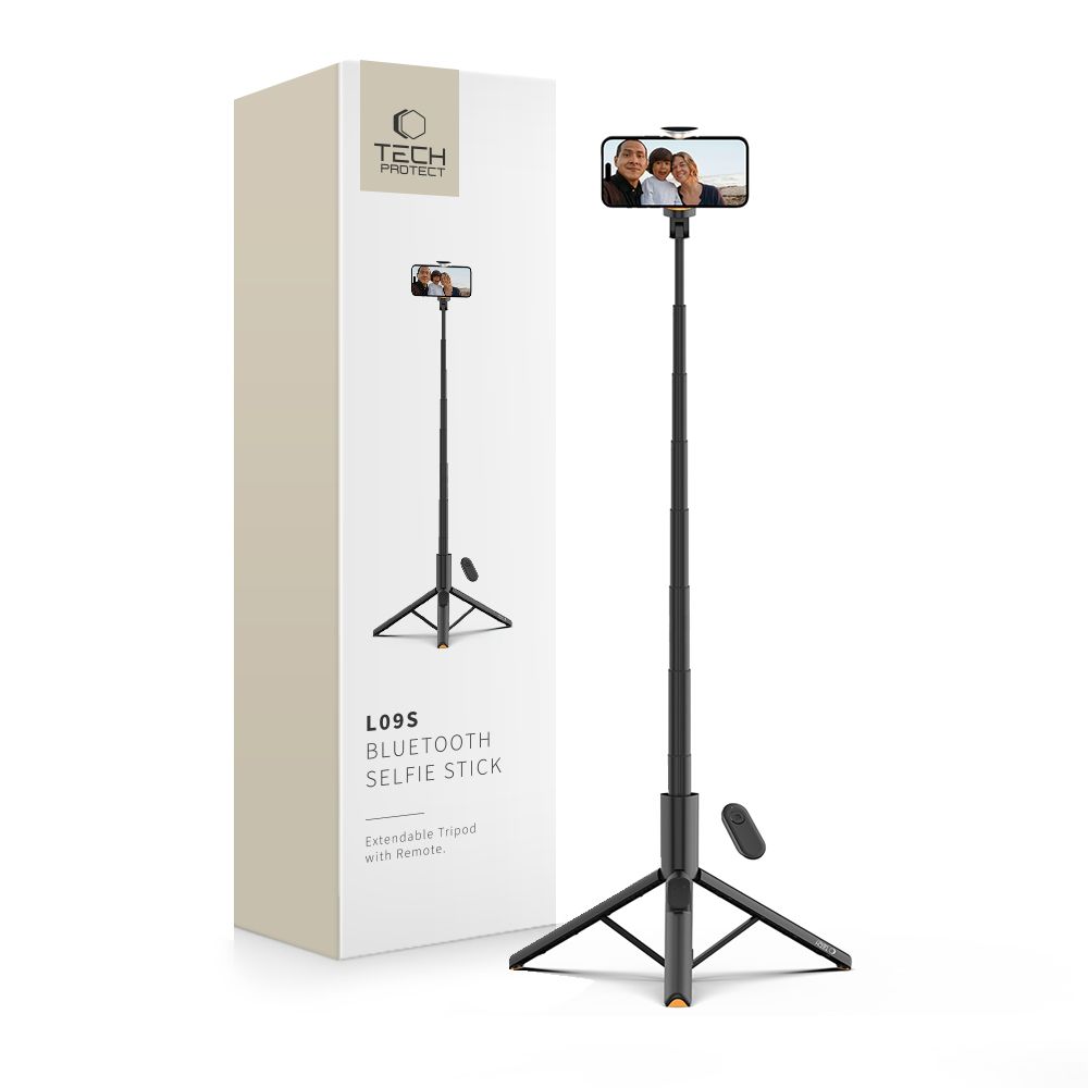 Selfie Stick Tech-Protect L09S with Tripod - Black