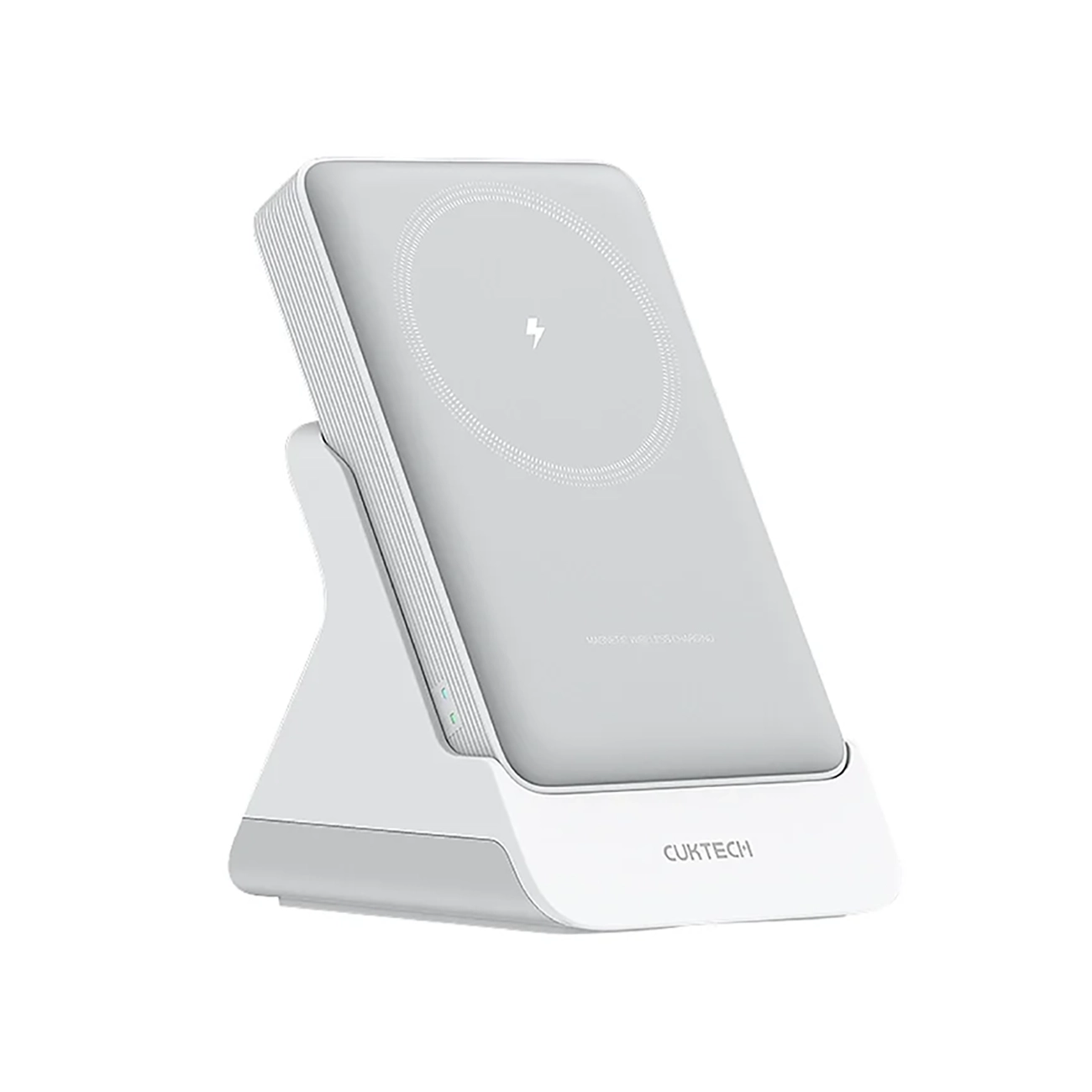 Cuktech WPB100N varavirtalähde 10 000 mAh, 20 W, magneettikiinnityksellä ja jalustalla – valkoinen