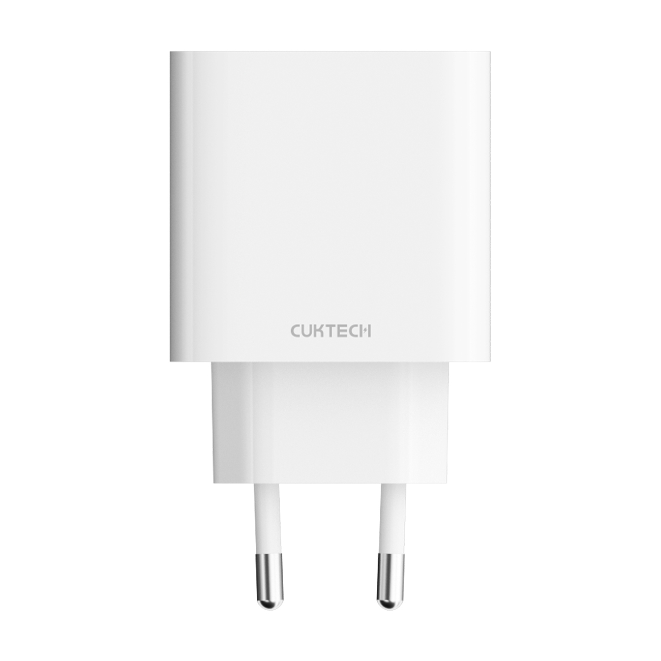 Cuktech A19 wall power adapter 30 W, USB-A and USB-C – white