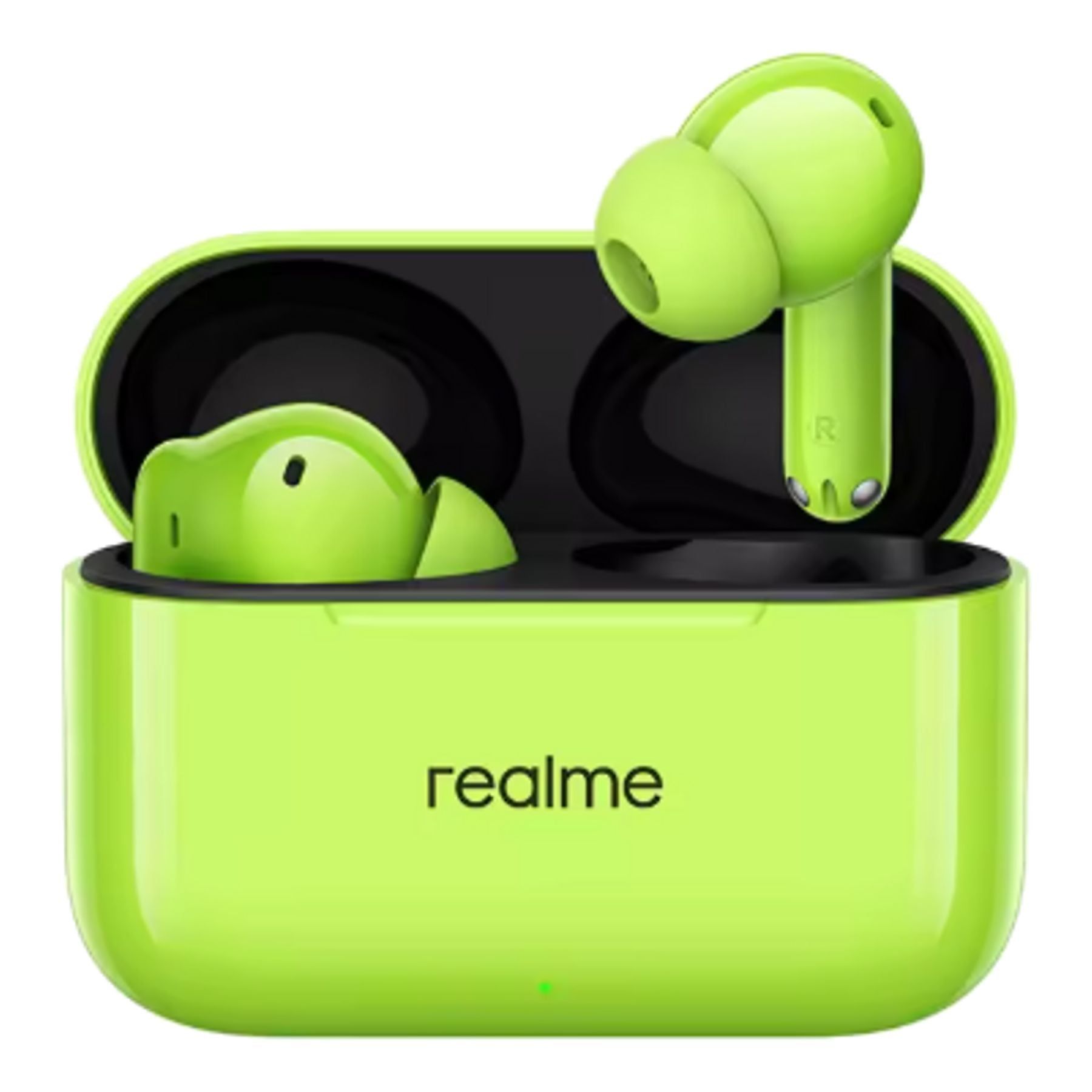 Langattomat kuulokkeet Realme Buds T200 neonvihreä
