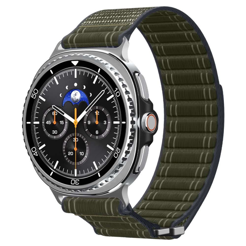 Spigen WBF1 Hihna Samsung Galaxy Watch 8/Classic (40/44/46mm) vihreä