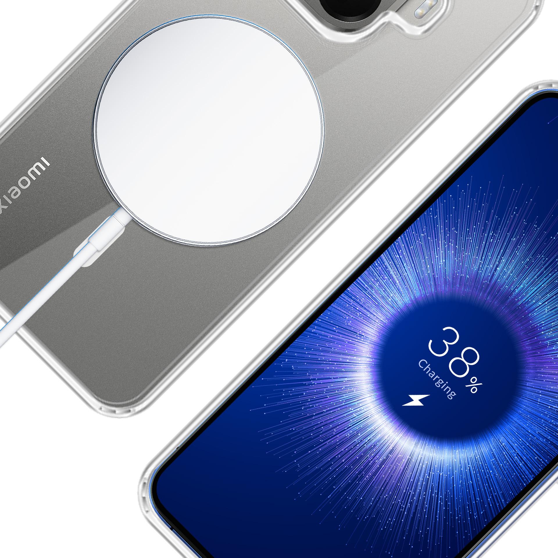 3mk Armor MagCase Suojakuori Xiaomi 15T Pro 5G -puhelimelle - läpinäkyvä