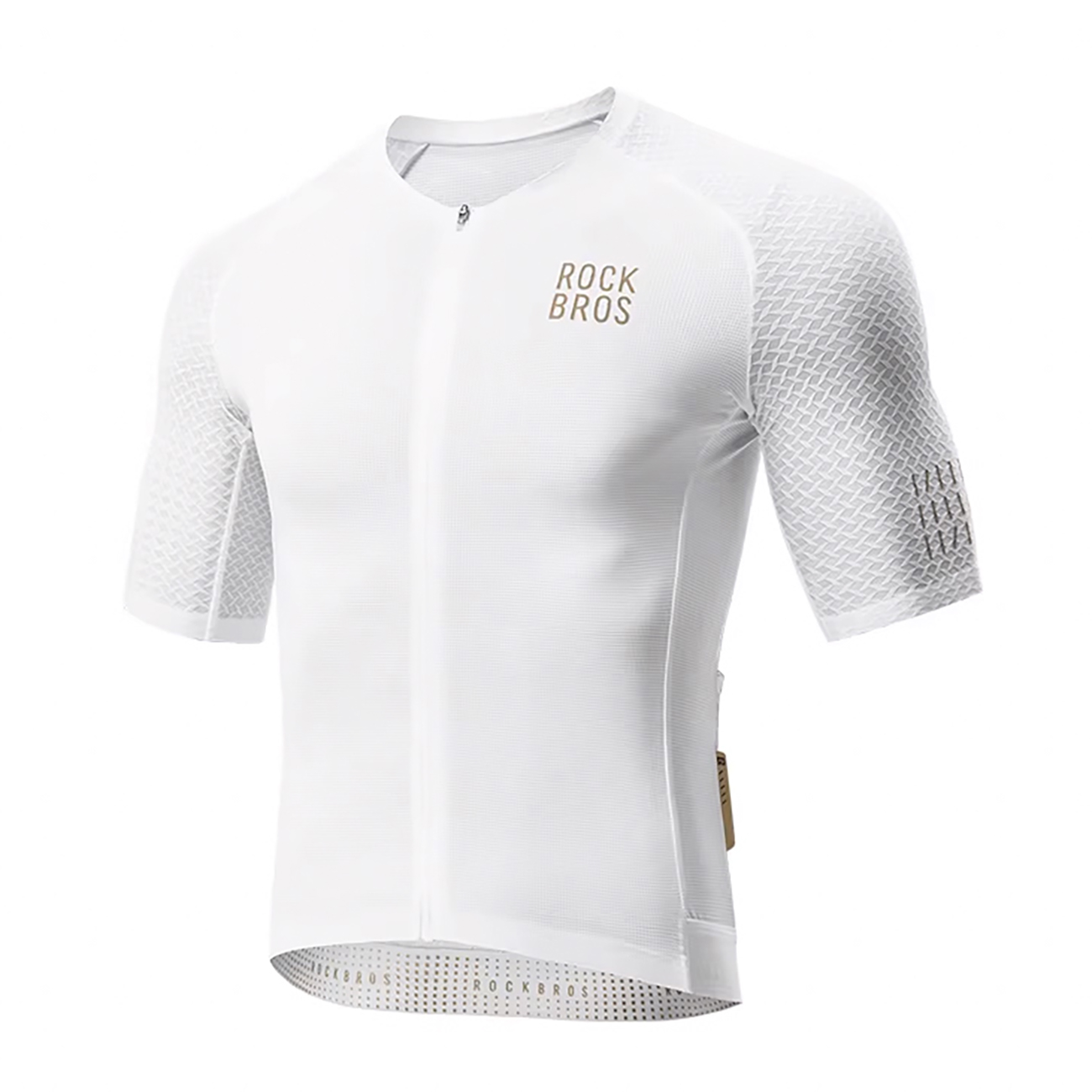Rockbros YDDX011 Diamond Short Sleeve Cycling Jersey Size M - White