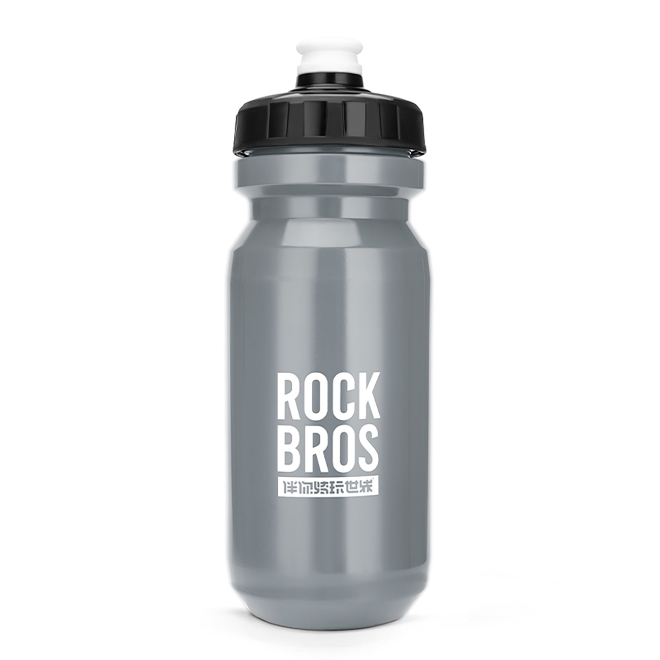 Rockbros 600 ml pyöräilypullo - harmaa
