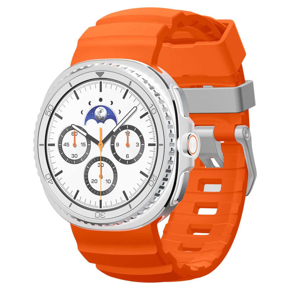 Spigen WBS2 Ranneke Samsung Galaxy Watch 8 / Classic (40 / 44 / 46 mm) Oranssi
