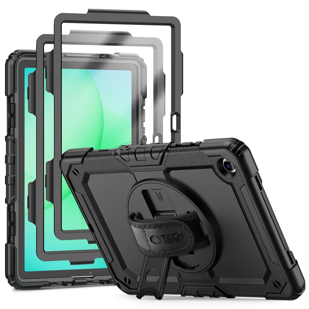 Tech-Protect Solid Suojakuori Samsung Galaxy Tab A9+ / A11+ Plus 11.0 X210 / X215 / X216 / X230 / X235 / X236:lle - Musta