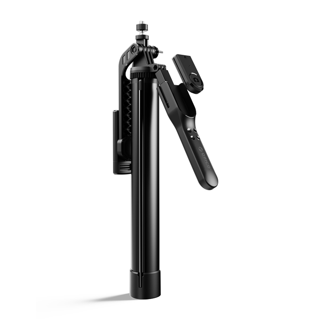 Selfiekeppi Orico SPM170 1/4 tuuman jalusta puhelinkameralle Bluetooth 5.2 - musta