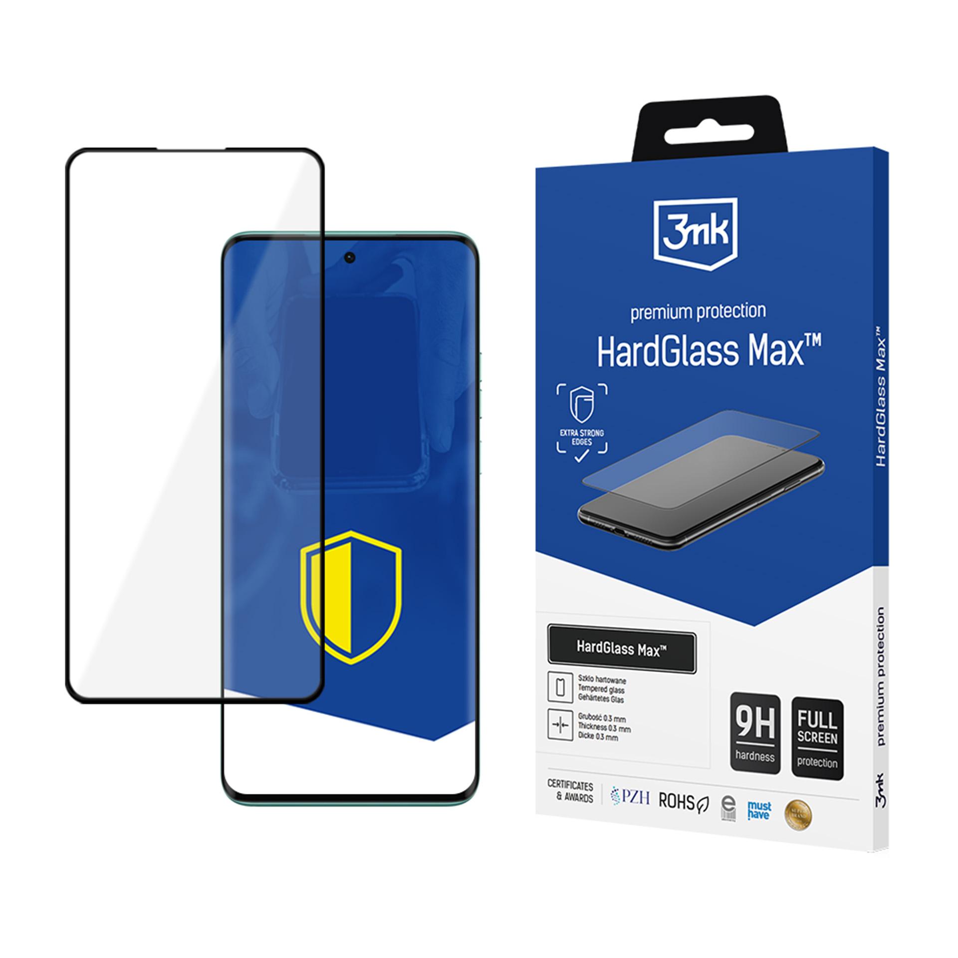 3mk HardGlass Max tempered-glass screen protector for Motorola Edge 40 Neo – black