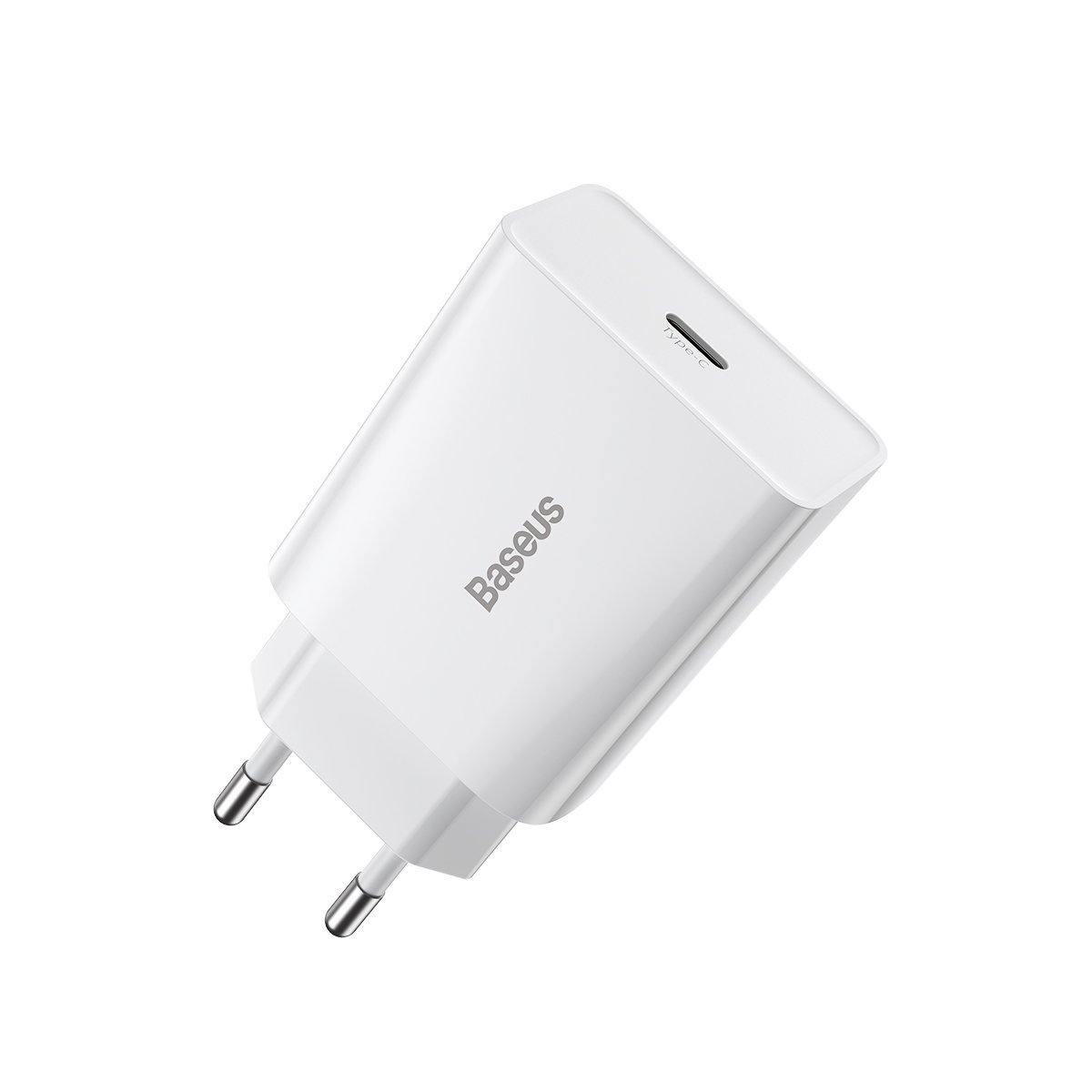 Baseus Speed Mini pikalaturi, USB-C, PD, 3A, 20W (valkoinen)