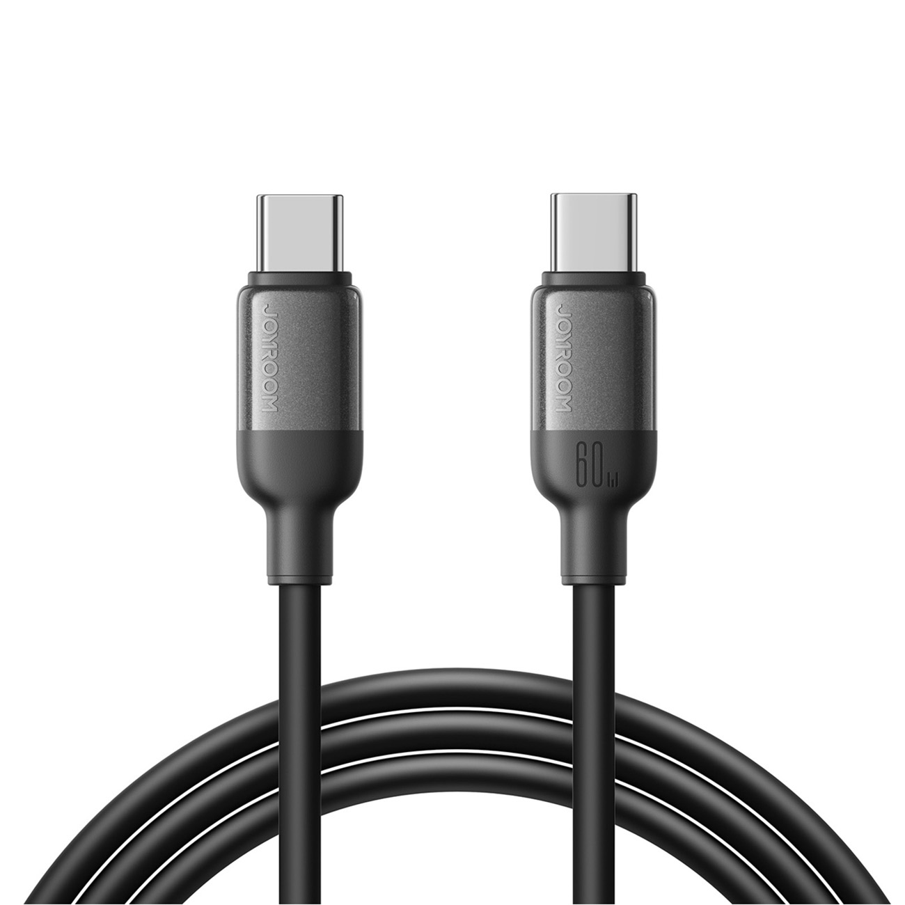 Joyroom S-A62 Lively Series 60W USB-C - USB-C kaapeli 1.2 m - musta