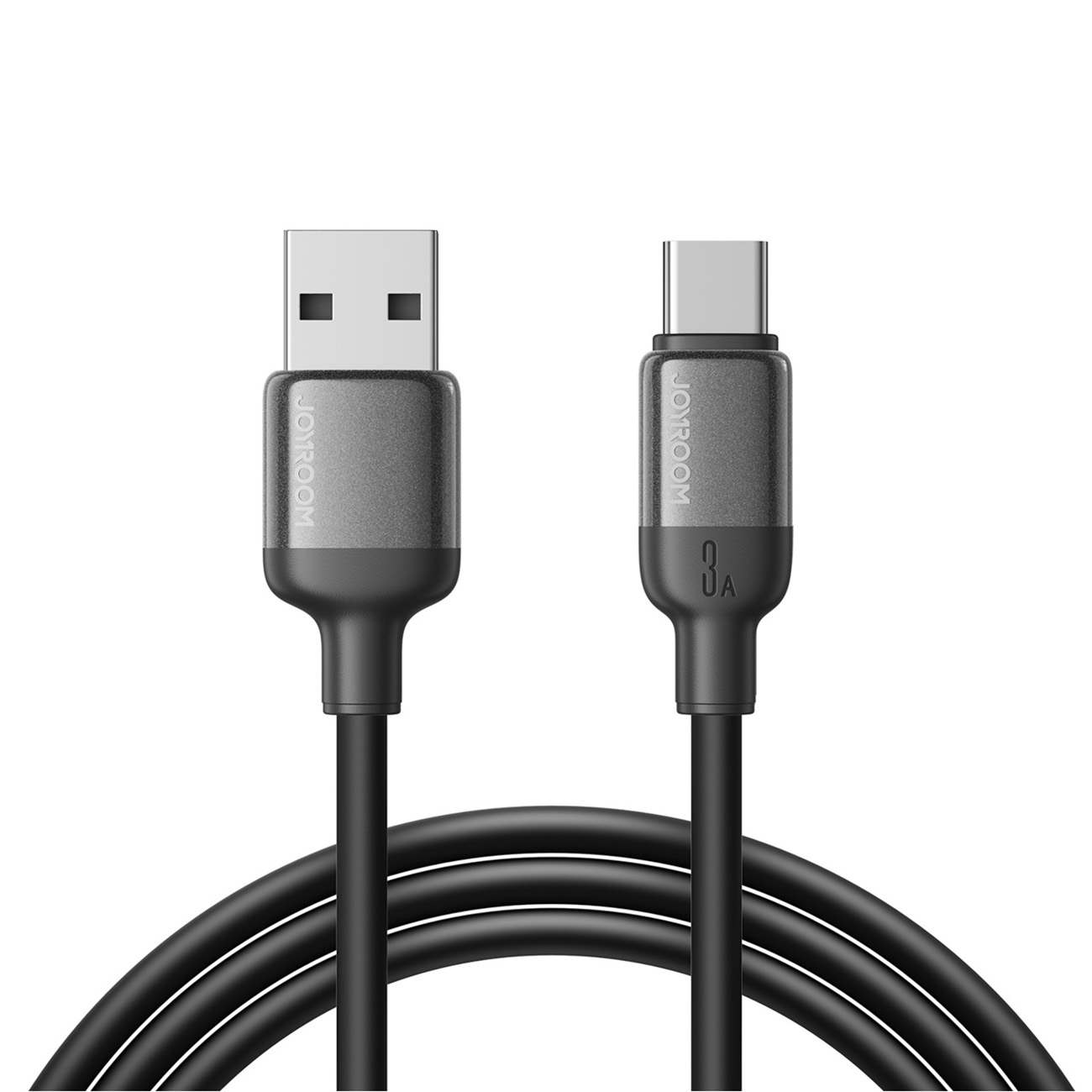 Joyroom S-A62 Lively Series 3A USB-A - USB-C kaapeli 1.2 m - musta
