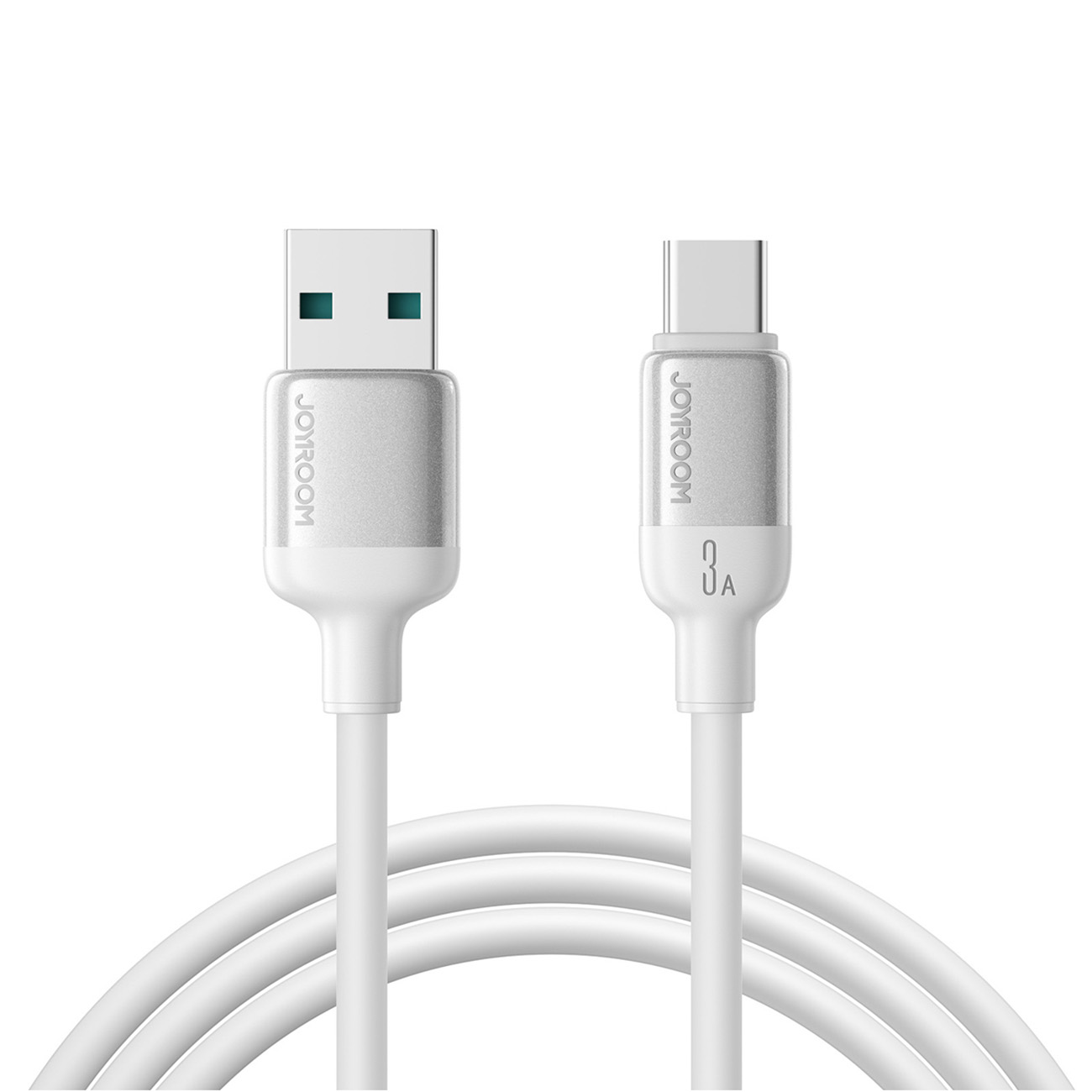 Joyroom S-A62 Lively Series 3A USB-A - USB-C kaapeli 1.2 m - valkoinen