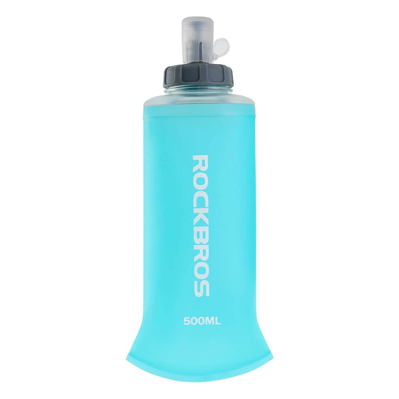 Rockbros 35210027001 pehmeä juoksupullo, 500 ml – vaaleansininen