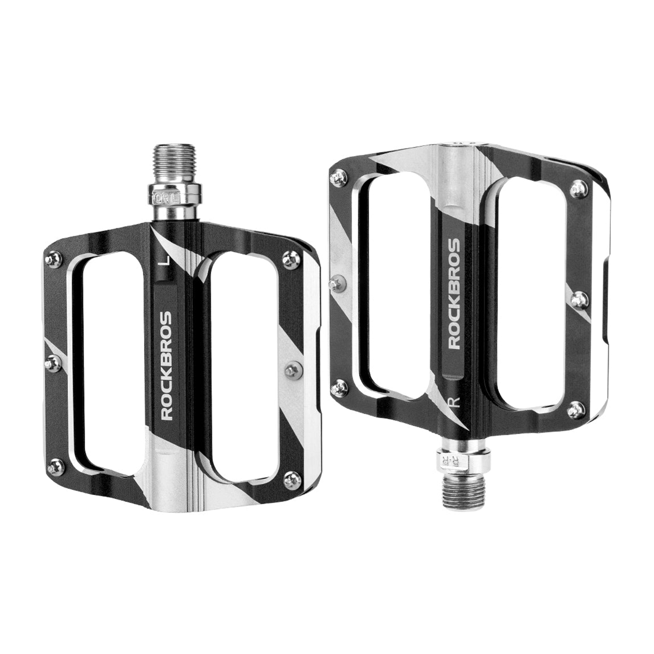 Rockbros K306-BK alumiiniset MTB-polkupyörän polkimet – mustat