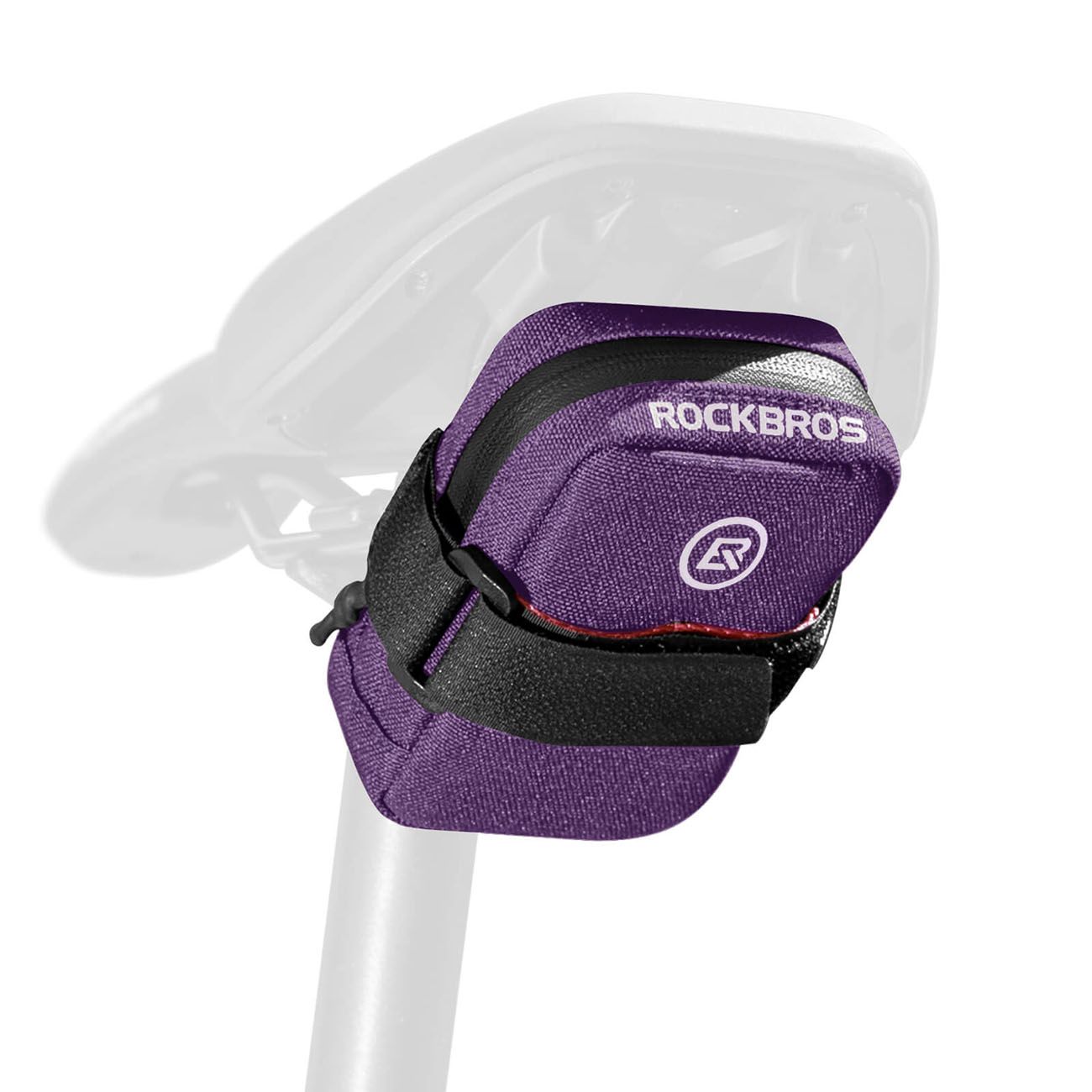 Rockbros F006 polkupyörän satulalaukku 0.35 l - violetti