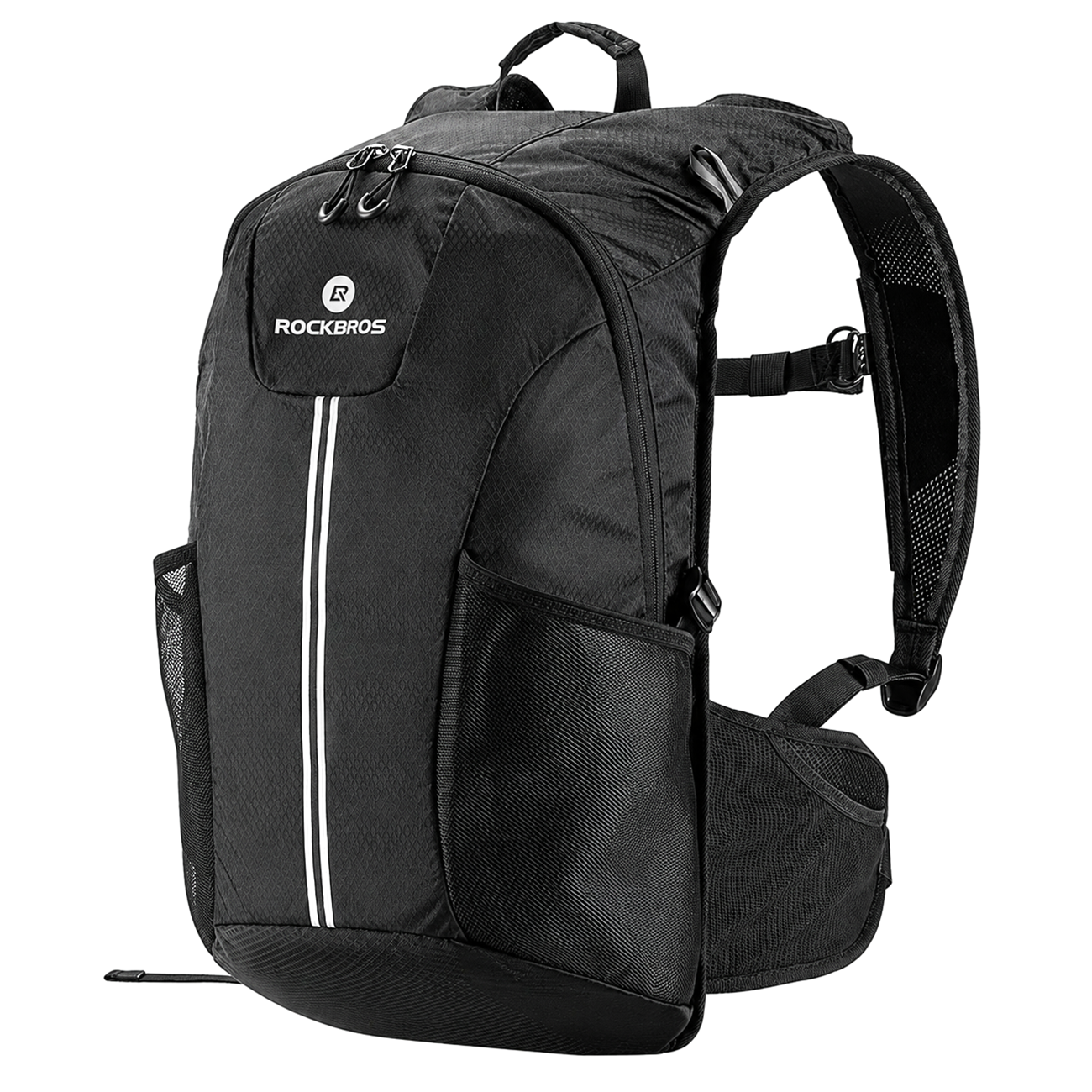 Rockbros H9 city backpack 20 l lightweight waterproof - black