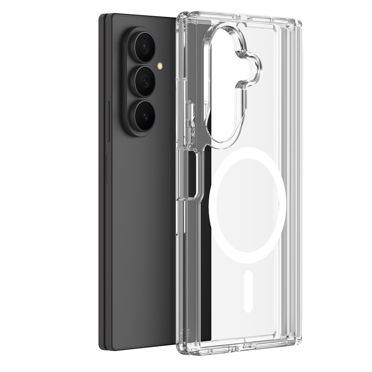 DUX DUCIS case CLIN MAG compatible with MagSafe for SAMSUNG Z Fold 8 Ultra transparent