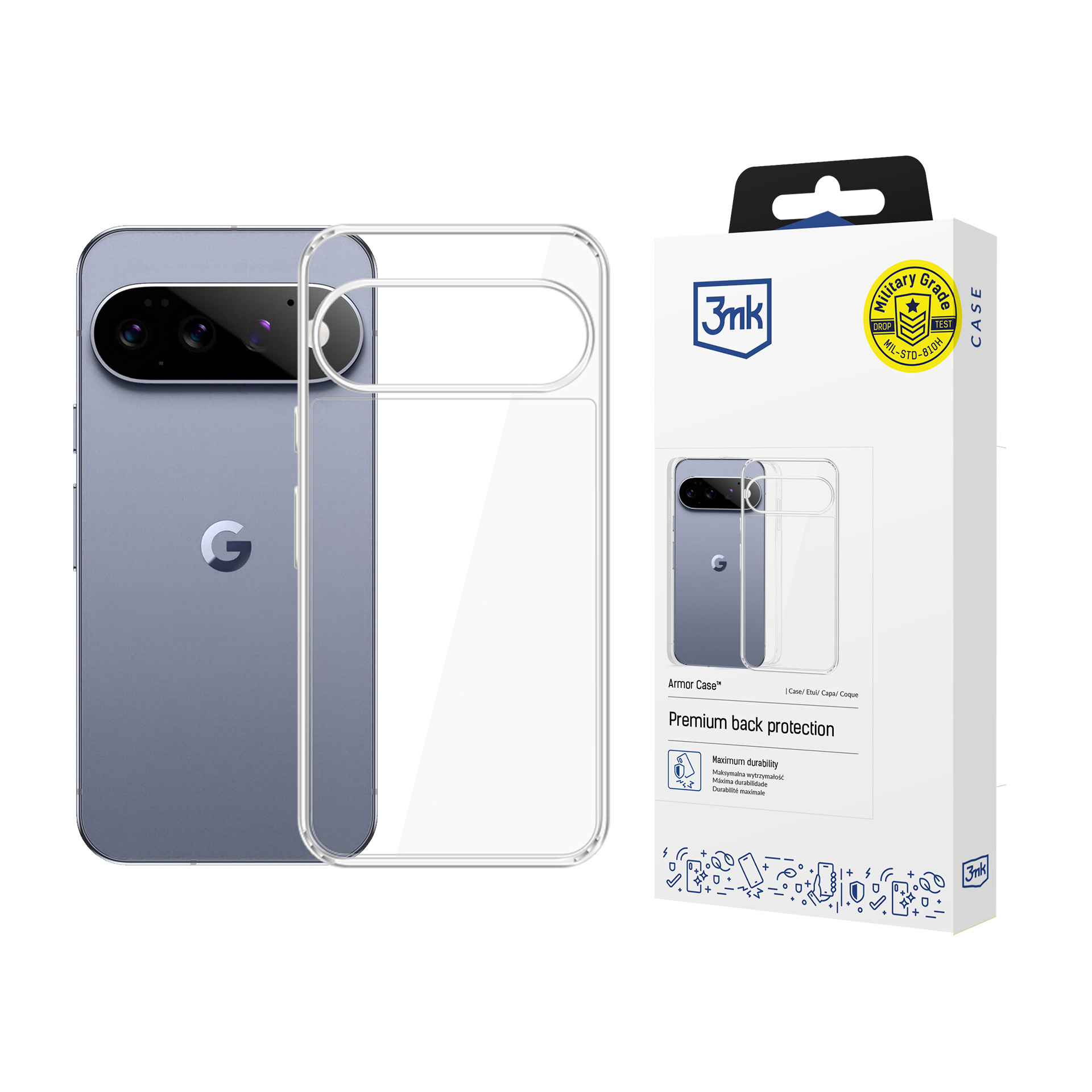 3mk Armor Case for Google Pixel 11 – transparent