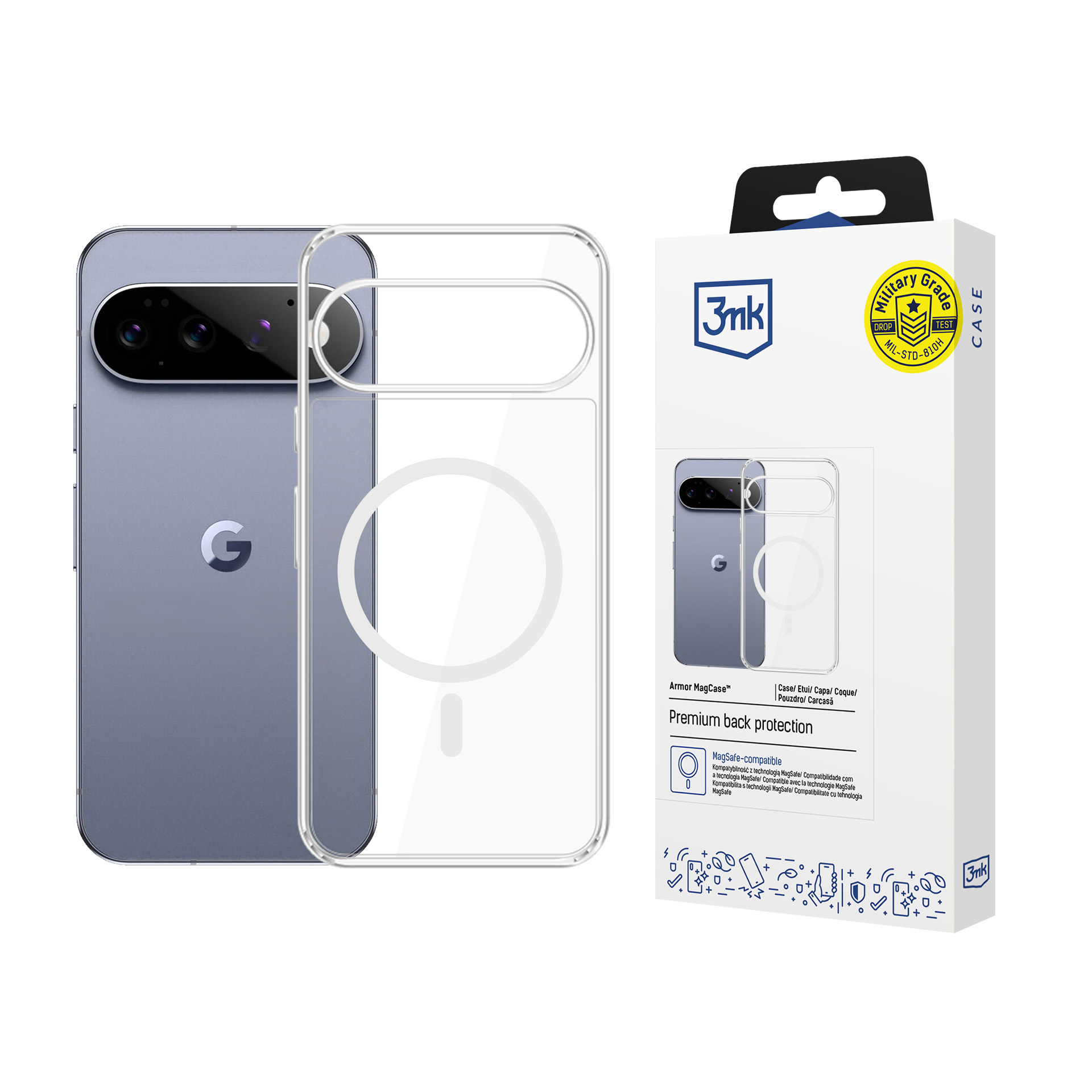3mk Armor MagCase for Google Pixel 11 Pro – transparent
