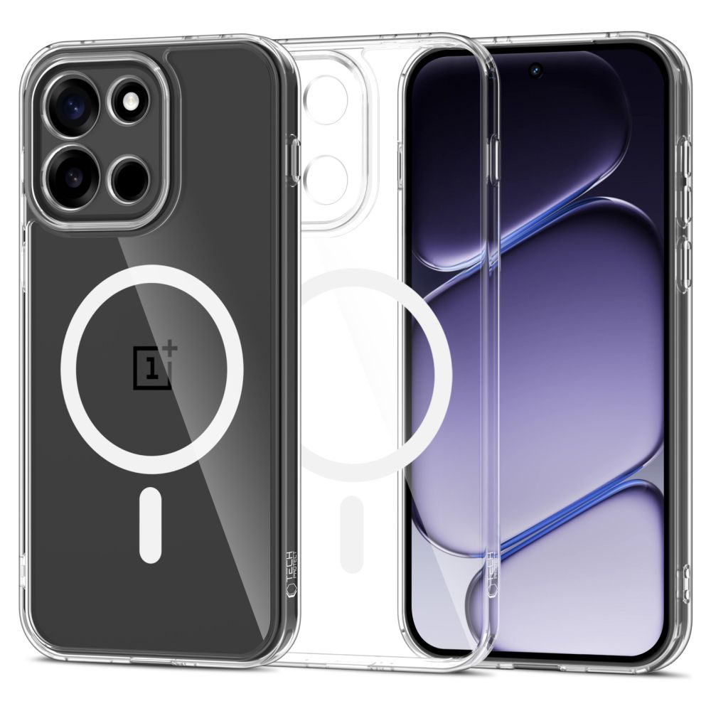 Tech-Protect FlexAir Hybrid MagSafe Case for OnePlus Nord 6 - Transparent