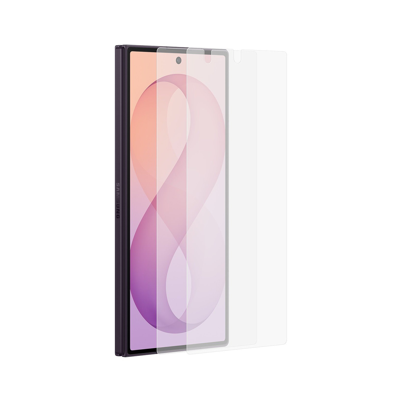 Samsung EF-UF976CTE anti-reflective screen-protection film for the front screen of Samsung Galaxy Z Fold 8 Ultra, 2 pcs.